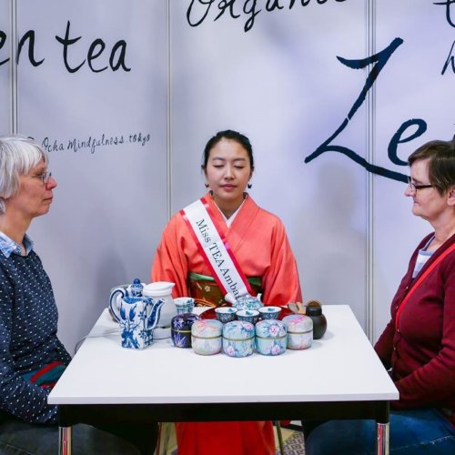 cha-link煎茶法インスタレーション in International Green Week 2020